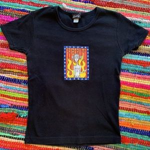 Y2K BLACK FLYS sport some shit babydoll tee 🛹🤘🏻